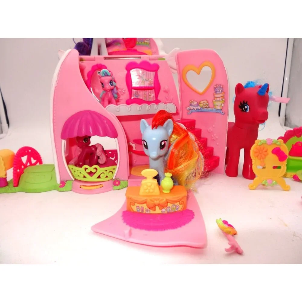 My Little Pony Fancy Fashions Boutique Purse Pink Shoe Time Toola Roola Bumber c